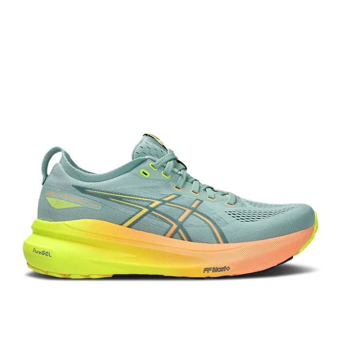 アシックス Asics 【 Wmns Gel Kayano 31 'Paris' Women Light Celadon/Safety Yellow 】 レディース yellow 黄色・イエロー|スニケス