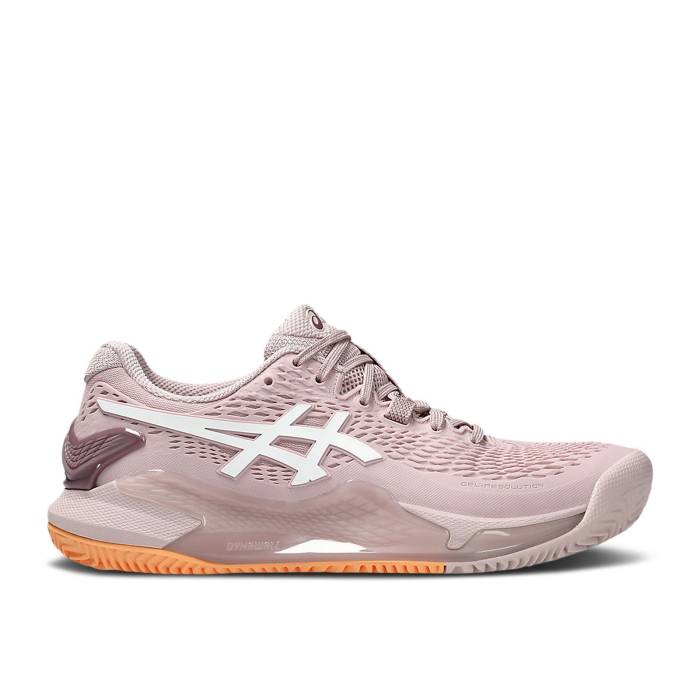 アシックス Asics 【 Wmns Gel Resolution 9 Clay \u0027Watershed Rose\u0027 Women Watershed Rose/White 】 レディース Rose サクラ色 白いこと 白いこと
