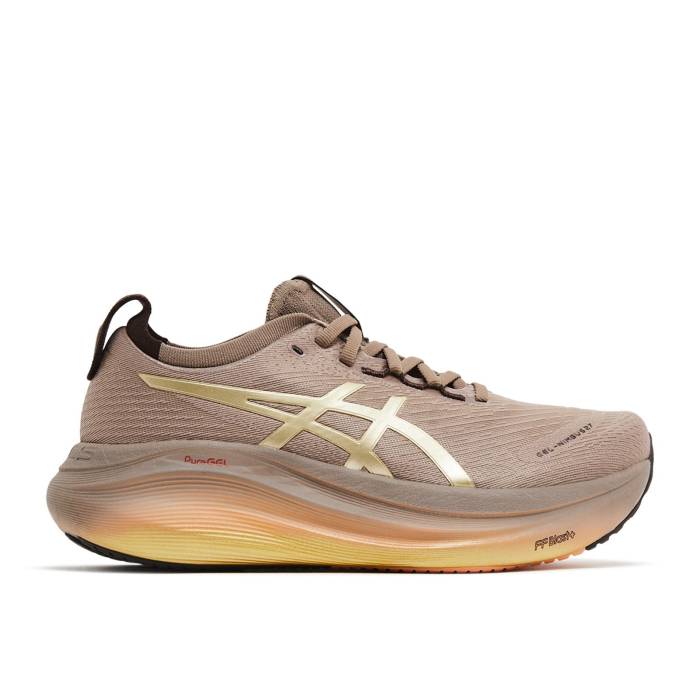 アシックス Asics 【 Wmns Gel Nimbus 27 Luxe Women Luxe/Taupe Grey 】 レディース 灰色 グレー