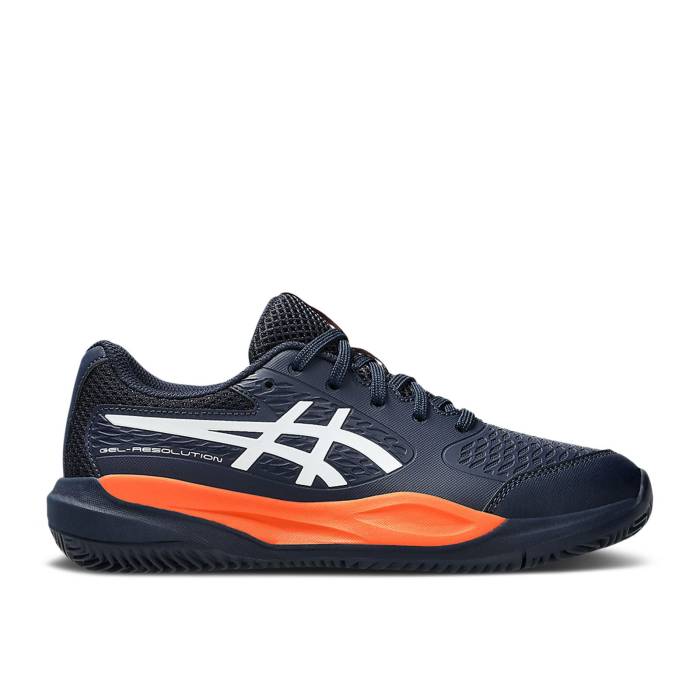 アシックス Asics 【 Gel Resolution X Clay Gs 'Midnight White' Youth Midnight/White 】 ジュニア キッズ 白色 ホワイト｜スニケス
