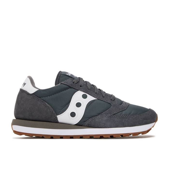 サッカニー Saucony 【 Jazz Original \u0027Grey Gum\u0027 Men Grey/White 】 ズージャー メンズ 薄墨色 薄墨色 白いこと 白いこと スニーカー-靴-メンズ靴