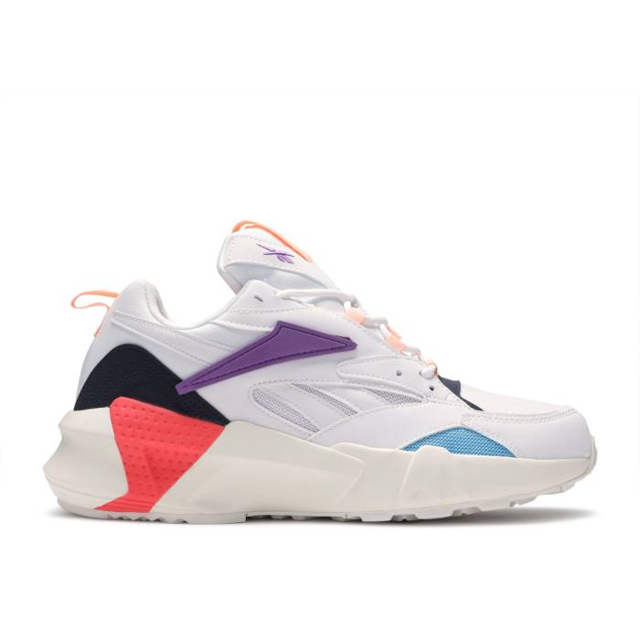 リーボック Reebok 【 Wmns Aztrek Double Mix Pops \u0027Grape Pun\u0027 Women White/Grape Punch/Bright 】 レディース 白いこと 白いこと