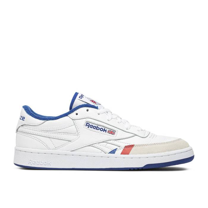 リーボック Reebok 【 Bronze56K X Club C Revenge 'White' Men White/True Grey/Cobalt 】 クラブ メンズ 白色 ホワイト 灰色 グレー｜スニケス
