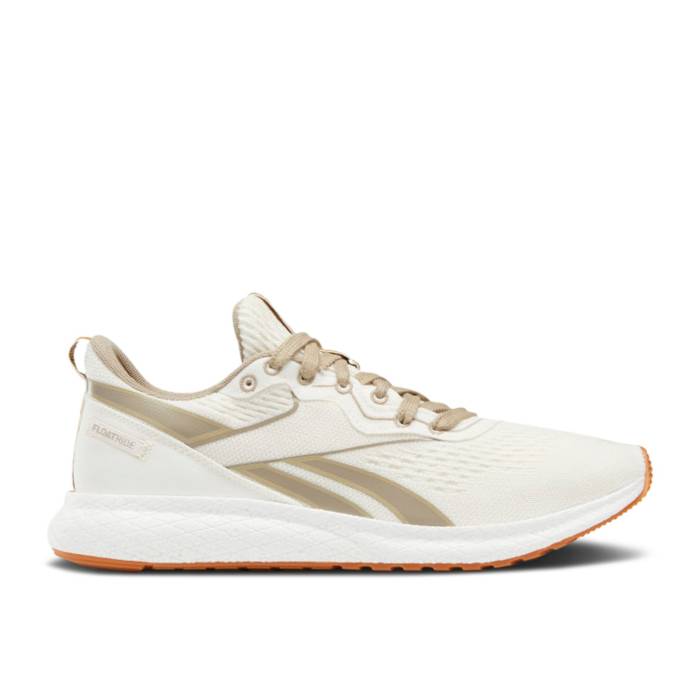 リーボック Reebok 【 Wmns Forever Floatride Grow \u0027White Straw\u0027 Women Classic White/Straw/Super Neutral 】 レディース 古典派音楽 白いこと 白いこと