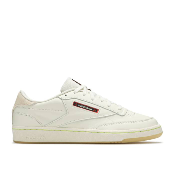 リーボック Reebok 【 Hot Ones X Club C 85 'Scoville Levels' Men Classic White/Paper White/Sandtrap 】 クラブ メンズ クラシック 白色 ホワイト