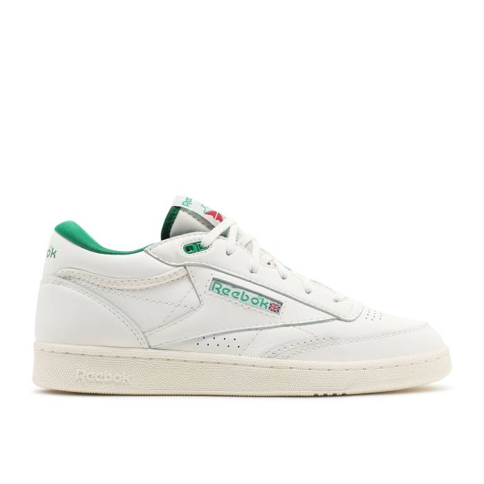 リーボック Reebok 【 Club C Mid 2 Vintage 'Chalk Glen Green' Men Chalk/Glen Green/Classic White 】 クラブ ミッド vintage ビンテージ・ヴィンテージ メンズ green 緑・グリーン クラシック 白色 ホワイト