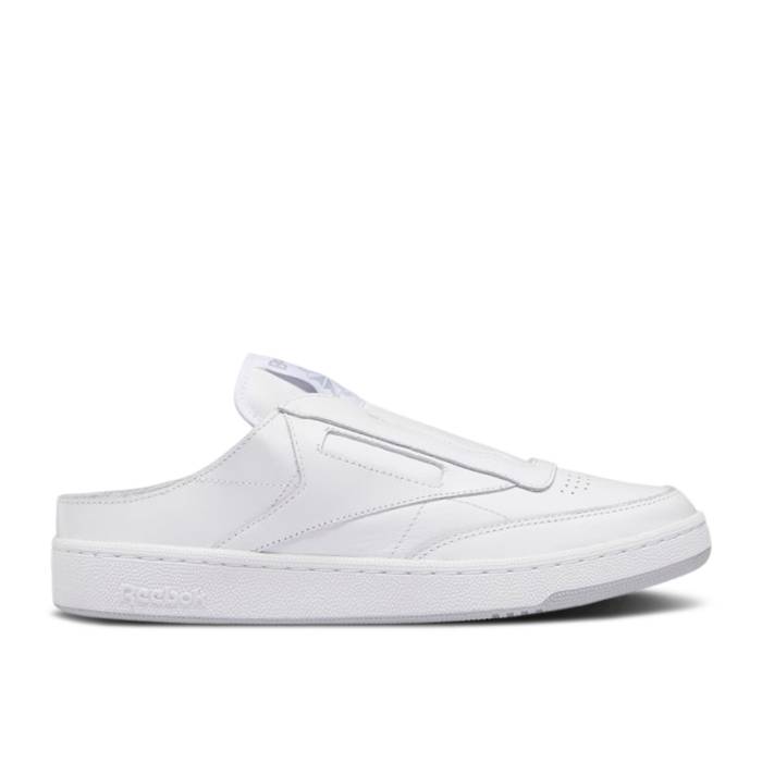 リーボック Reebok 【 Beams X Club C Laceless Mule \u0027White Cold Grey\u0027 Men Footwear White/Footwear White/Cold Grey 2 】 野球クラブ メンズ 白いこと 白いこと 薄墨色 薄墨色