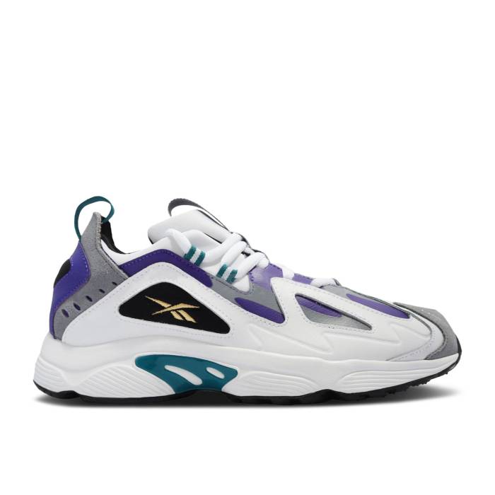 リーボック Reebok 【 Dmx Series 1200 'White Team Purple Teal' Men Footwear White/Team Purple/Seaport Teal 】 シリーズ Team チーム Purple 紫・パープル メンズ 白色 ホワイト Team チーム Purple 紫・パープル｜スニケス