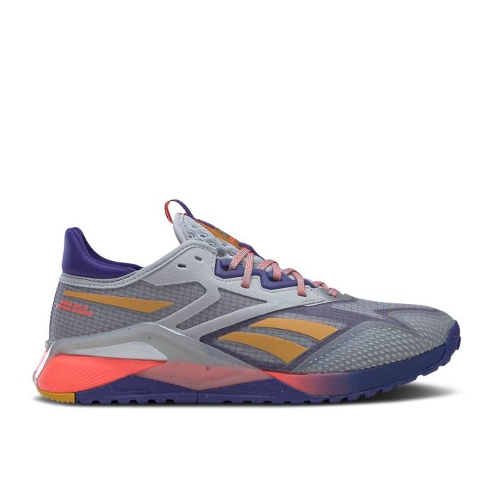 リーボック Reebok 【 Wmns Nano X2 Tr Adventure \u0027Grey Bold Purple\u0027 Women Pure Grey 3/Bold Purple/Orange Flare 】 ナノ レディース 純一無雑 薄墨色 薄墨色 Purple 紫・パープル orange 橙・オレンジ色 靴-レディース靴
