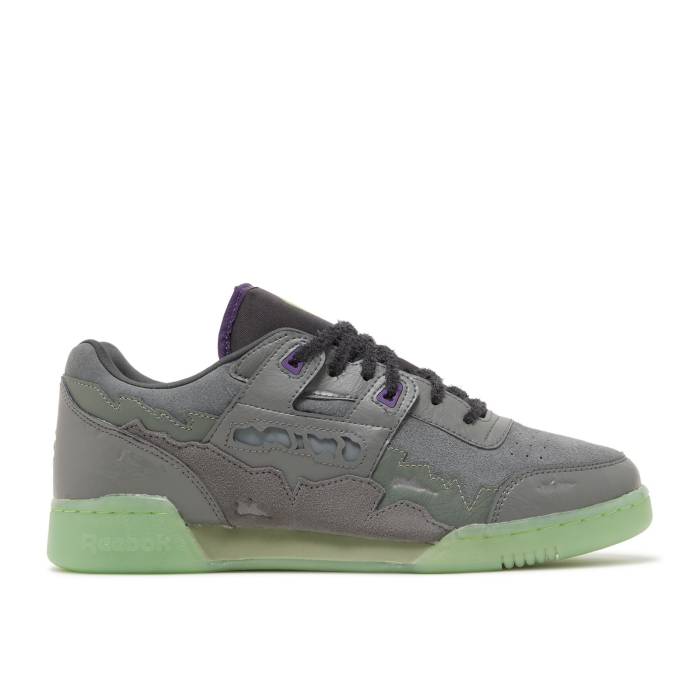 リーボック Reebok 【 Dc Comics X Workout Plus \u0027Lex Luthor\u0027 Men Essential Grey/Coal/Free Green 】 DC ディーシー 漫画雑誌 workout 細工物アウト メンズ 薄墨色 薄墨色 無償性 green 緑・緑であること