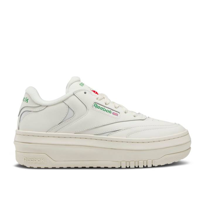リーボック Reebok 【 Wmns Club C Extra \u0027Chalk Glen Green\u0027 Women Chalk/Chalk/Glen Green 】 野球クラブ レディース green 緑・緑であること