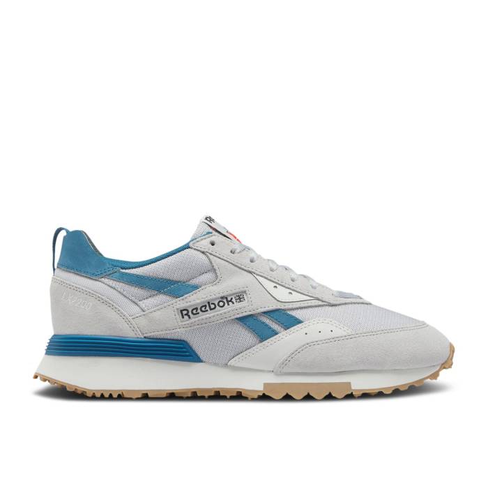 リーボック Reebok 【 Lx 2200 \u0027Outdoor Courts - Steely Blue\u0027 Men Pure Grey/Steely Blue/Pure Grey 】 メンズ 純然たる 薄墨色 薄墨色 青味 青み