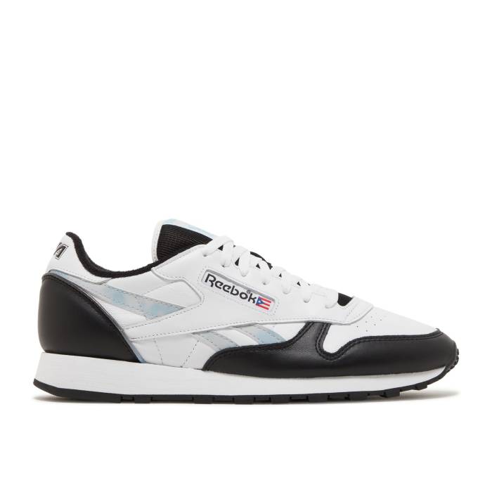 リーボック Reebok 【 Anuel Aa X Classic Leather 1983 Vintage 'Caribbean Sky' Men Footwear White/Digital Blue/Core Black 】 クラシック レザー vintage ビンテージ・ヴィンテージ メンズ 白色 ホワイト 青色 ブルー コア|スニケス