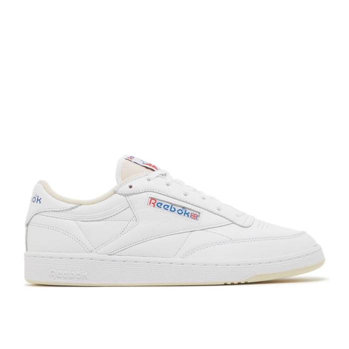リーボック Reebok 【 Club C 85 Vintage 'White Vector Blue' Men Footwear White/Alabaster/Vector Blue 】 クラブ vintage ビンテージ・ヴィンテージ メンズ 白色 ホワイト 青色 ブルー