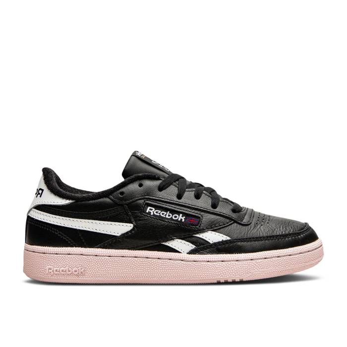 リーボック Reebok 【 Wmns Club C Revenge \u0027Black Frost Berry\u0027 Women Core Black/Footwear White/Frost Berry 】 野球クラブ レディース 中核グループ 黒いこと 黒いこと 白いこと 白いこと