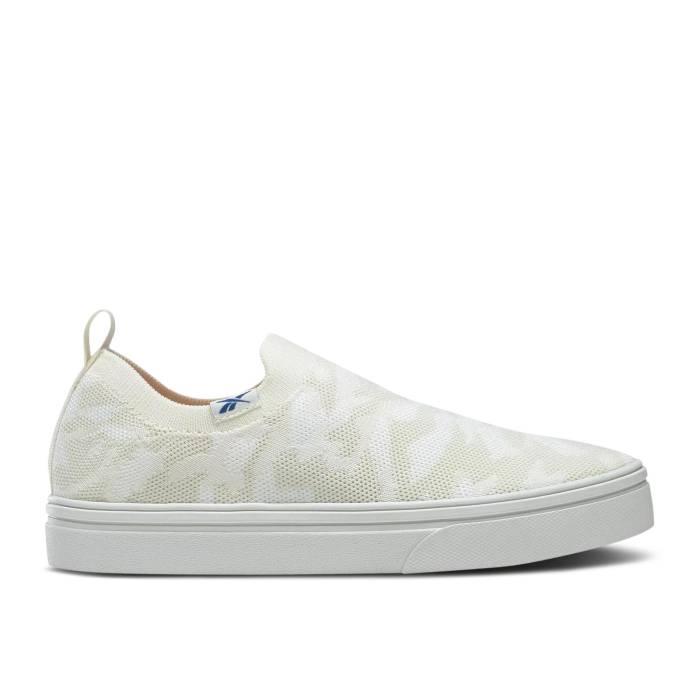 リーボック Reebok 【 Wmns Onlux Slip-On \u0027Chalk White Camo\u0027 Women Chalk/Classic White/White 】 slip-on スリッポン 白いこと 白いこと レディース 古典派音楽 白いこと 白いこと