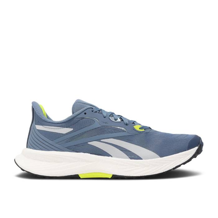 リーボック Reebok 【 Floatride Energy 5 \u0027Blue Slate Acid Yellow\u0027 Men Blue Slate/Cloud White/Acid Yellow 】 活動力 メンズ 青碧 青碧 白いこと 白いこと yellow 黄味がかった・黄色