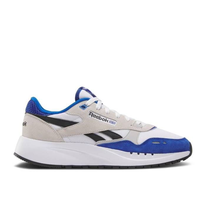 リーボック Reebok 【 Classic Leather 2400 'White Boundless Blue Black' Men White/Boundless Blue/Black 】 クラシック レザー 青色 ブルー メンズ 白色 ホワイト 青色 ブルー 黒色 ブラック|スニケス