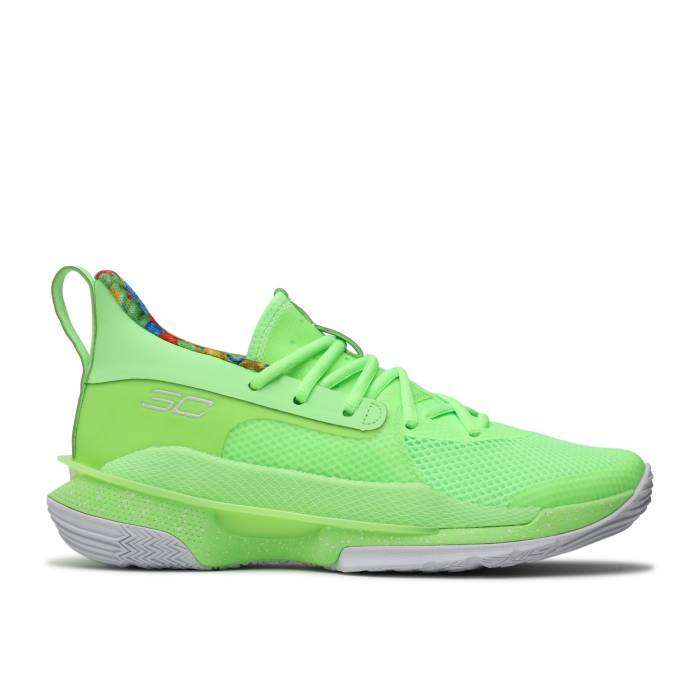 アンダーアーマー Under Armour 【 Sour Patch Kids X Curry 7 Gs 'Lime' Youth Lime Light/Phospor Green 】 カリー ジュニア キッズ ライム green 緑・グリーン|スニケス