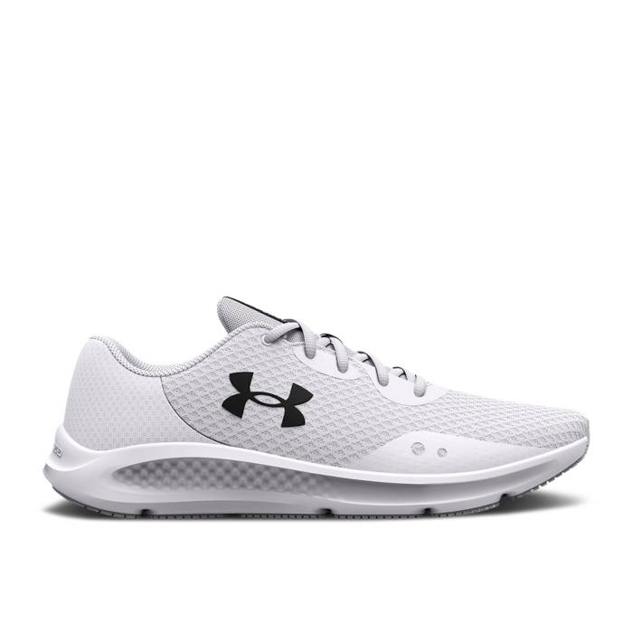 アンダーアーマー Under Armour 【 Charged Pursuit 3 \'White Black\' Men White/Black 】 メンズ 白色 ホワイト 黒色 ブラック｜スニケス