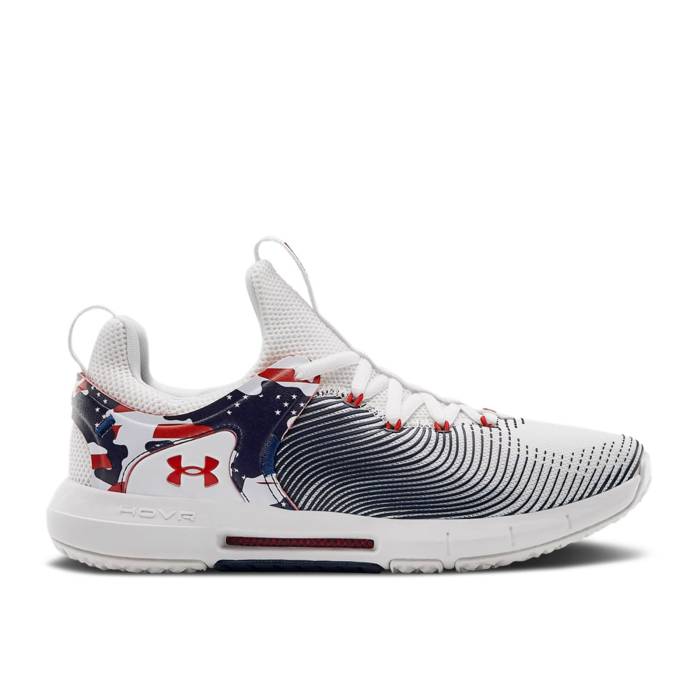 アンダーアーマー Under Armour 【 Wmns Hovr Rise 2 'Usa' Women White/Red 】 ライズ レディース 白色 ホワイト Red 赤・レッド|スニケス