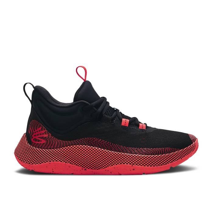 アンダーアーマー Under Armour 【 Curry Hovr Splash \u0027Black Red\u0027 Men Black/Pitch Grey 】 カリー メンズ 黒いこと 黒いこと 薄墨色 薄墨色