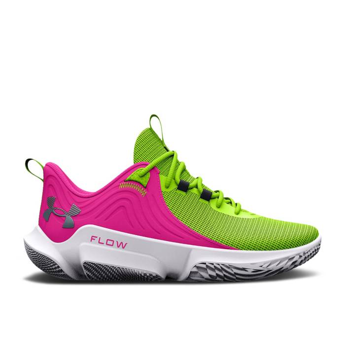 アンダーアーマー Under Armour 【 Flow Futr X 2 \u0027Lime Surge Rebel Pink\u0027 Men Lime Surge/Rebel Pink 】 流れ受け答え 気泡管水準器 メンズ 菩提樹 気泡管水準器 pink サクラ色