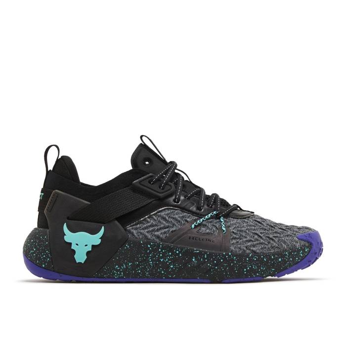 アンダーアーマー Under Armour 【 Project Rock 6 \u0027Black Neptune\u0027 Men Black/Stealth Grey/Neptune 】 メンズ 黒いこと 黒いこと ステルス 薄墨色 薄墨色