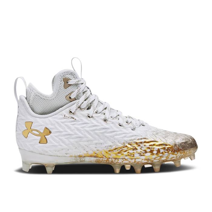 アンダーアーマー Under Armour 【 Wmns Spotlight Clone Mc \u0027White Metallic Faded Gold\u0027 Women White/Metallic Faded Gold 】 レディース 白いこと 白いこと ゴールド
