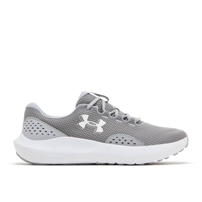 アンダーアーマー Under Armour 【 Surge 4 'Steel White' Men Steel/Mod Grey/White 】 メンズ Steel スティール 灰色 グレー 白色 ホワイト