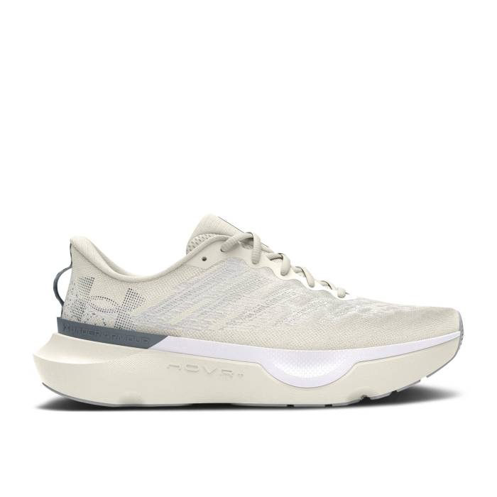 アンダーアーマー Under Armour 【 Hovr Infinite Pro \u0027Breeze - White Quartz\u0027 Men White Quartz/Mod Grey/Gravel 】 労働者階級 白いこと 白いこと メンズ 白いこと 白いこと 薄墨色 薄墨色