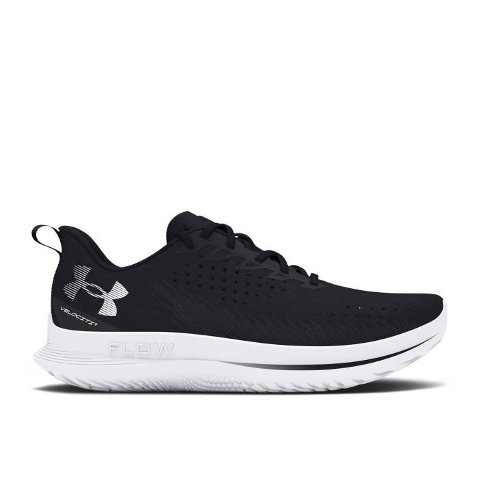 アンダーアーマー Under Armour 【 Wmns Flow Velociti 4 \u0027Black White\u0027 Women Black/Anthracite/White 】 流出受け答え レディース 黒いこと 黒いこと 白いこと 白いこと
