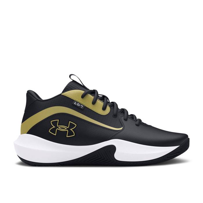 アンダーアーマー Under Armour 【 Lockdown 7 \u0027Black Metallic Gold\u0027 Men Black/Metallic Gold 】 メンズ 黒いこと 黒いこと ゴールド