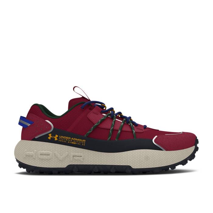 アンダーアーマー Under Armour 【 Fat Tire Venture Pro \u0027Cardinal\u0027 Men Cardinal/Black/Golden Yellow 】 労働者階級 メンズ 枢機卿 黒いこと 黒いこと yellow 黄味がかった・黄色