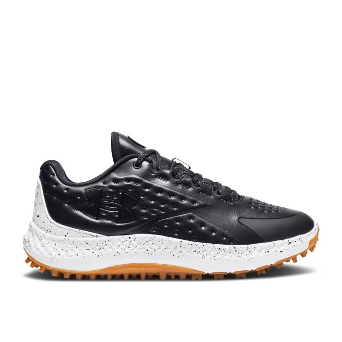 アンダーアーマー Under Armour 【 Curry 1 Golf \u0027Black Castlerock Gum\u0027 Men Black/Castlerock 】 カリー golf ゴルフ メンズ 黒いこと 黒いこと
