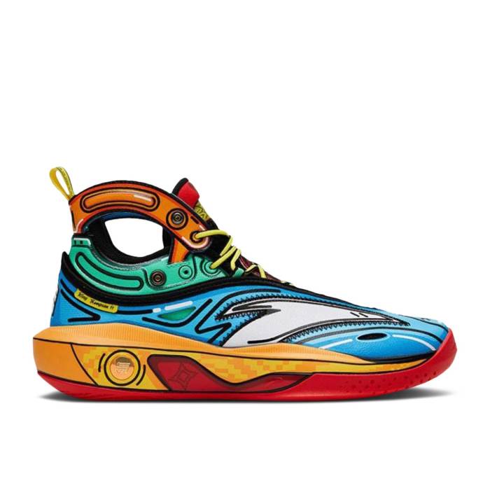 Anta 【 Kt8 2D Men Blue/Yellow/Red 】 メンズ 青色 ブルー yellow 黄色・イエロー Red 赤・レッド