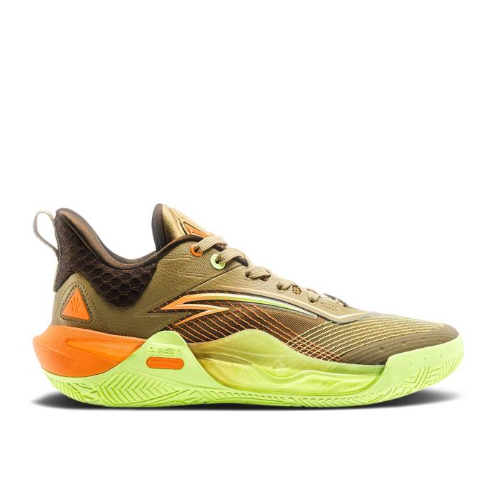 Anta 【 Kai 1 Speed \u0027Young At Heart\u0027 Men Cocoa Brown/Orange/Yellow 】 Speed 素早さ メンズ 赤銅色 赤銅色 orange 橙・オレンジ色 yellow 黄味がかった・黄色
