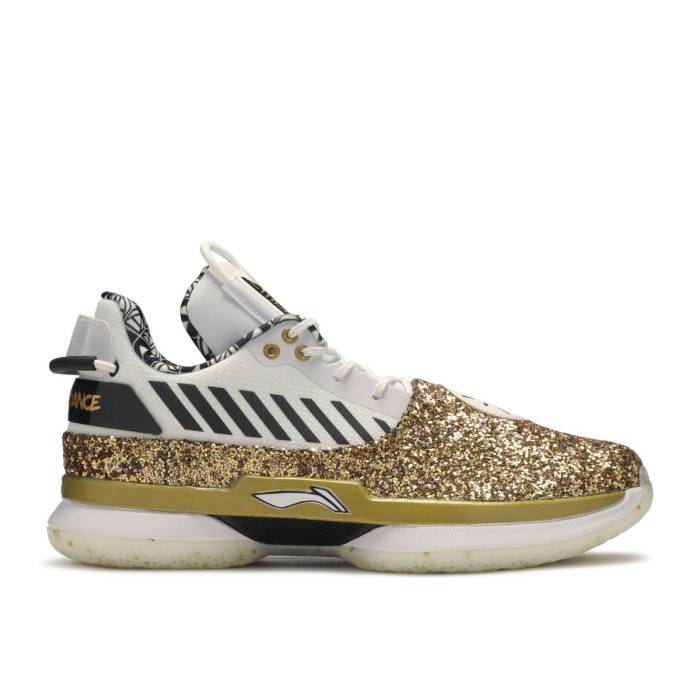 リーニン Li-Ning 【 Way Of Wade 7 \u0027One Last Dance\u0027 Men White/Gold/Black 】 ウェイド メンズ 白いこと 白いこと ゴールド 黒いこと 黒いこと