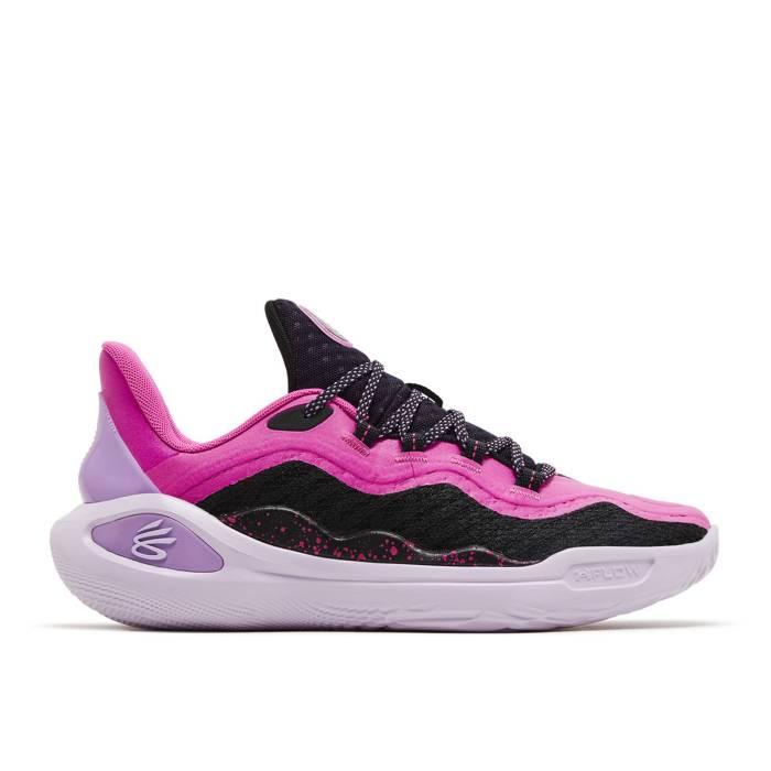 Curry Brand 【 Curry Flow 11 Girl Dad Men Rebel Pink/Provence Purple/Purple Ace 】 カリー フローレス メンズ レベル pink ピンク Purple 紫・パープル エース