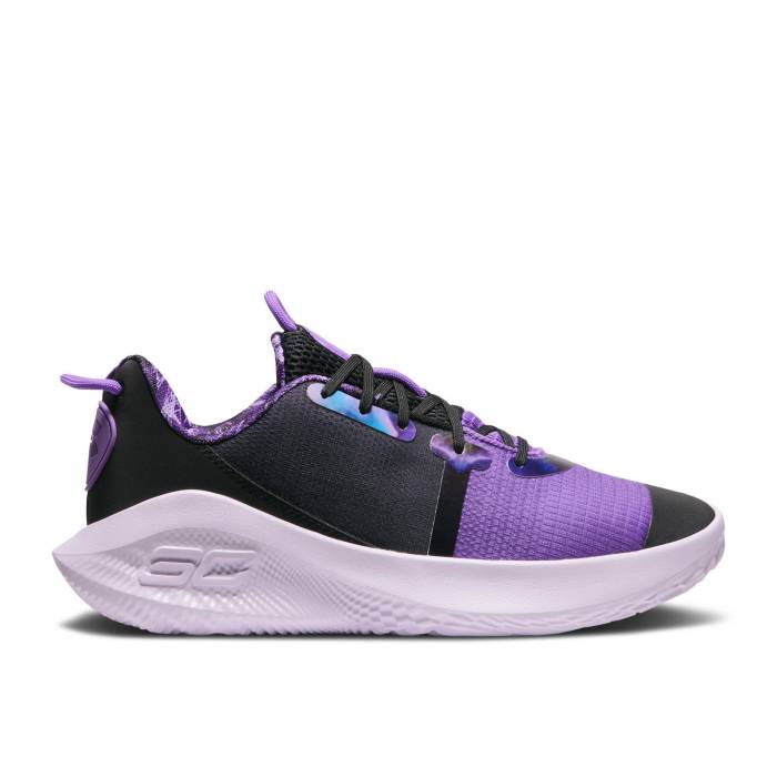 Curry Brand 【 Curry 6 Flotro \u0027Curry Tour\u0027 Men Black/Lavish/Salt Purple 】 カリー メンズ 黒いこと 黒いこと Purple 紫・パープル