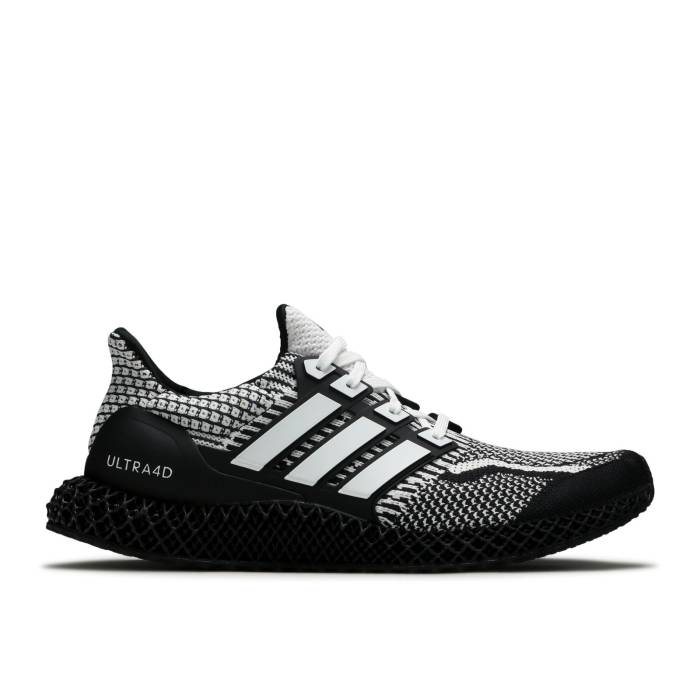 アディダス Adidas 【 Ultra 4D 5.0 Cookies And Cream Men Core Black/Cloud White/Carbon 】 ultra ウルトラ メンズ コア 黒色 ブラック 白色 ホワイト カーボン