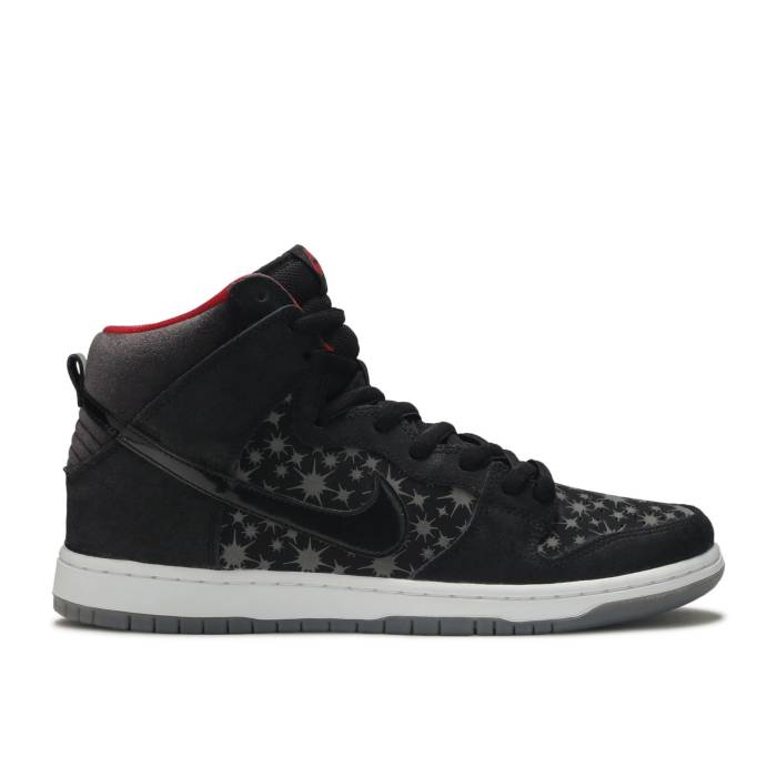 ナイキ Nike 【 Brooklyn Projects X Dunk High Premium Sb \u0027Paparazzi\u0027 Men Black/Black-Valient Red 】 ブルックリン ダンク ご機嫌 Premium 割り増し金 エスビー メンズ 黒いこと 黒いこと Red 赤・赤いこと