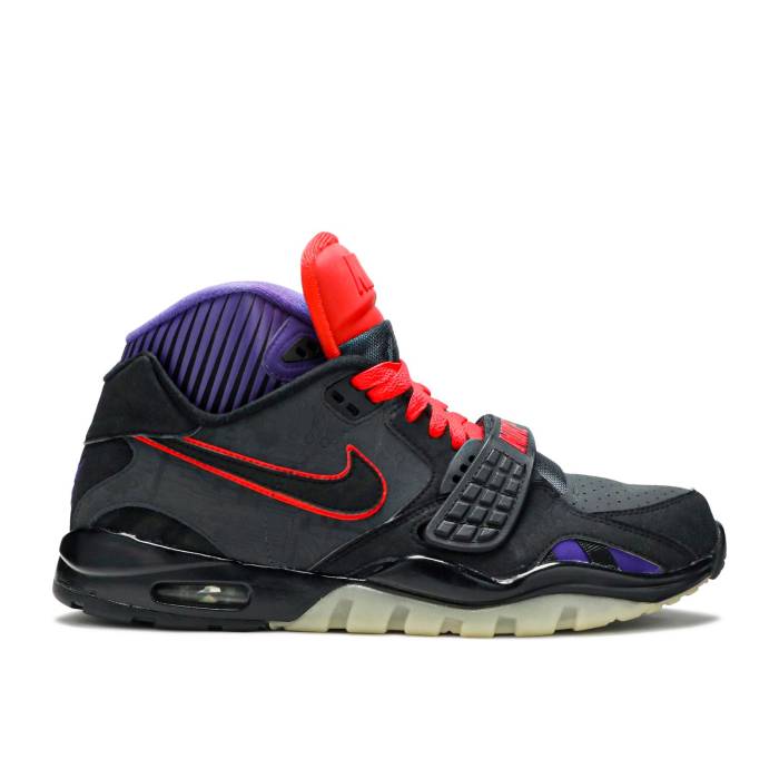 ナイキ Nike 【 Air Trainer Sc 2 Premium Qs Megatron Men Anthracite/Black/Challenge Red/Court Purple 】 トレーナー Premium プレミアム メンズ 黒色 ブラック Red 赤・レッド コート Purple 紫・パープル