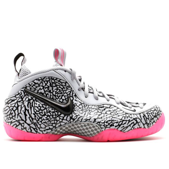 ナイキ Nike 【 Air Foamposite Pro Prm \u0027Elephant Print\u0027 Men Wolf Grey/Black-Hyper Pink 】 Foamposite フォームポジット 労働者階級 メンズ 薄墨色 薄墨色 pink サクラ色