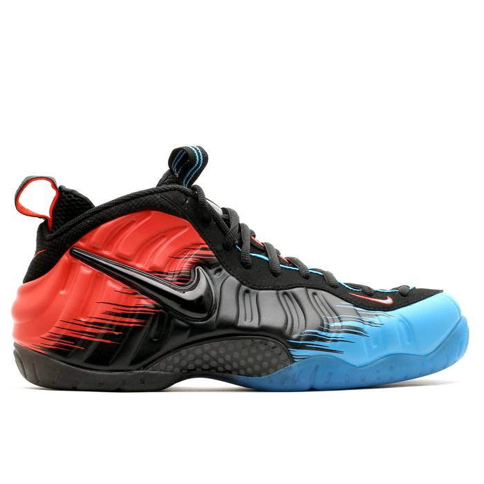 ナイキ Nike 【 Air Foamposite Pro \u0027Spider-Man\u0027 Men Vivid Blue/Black-Light Crimson 】 Foamposite フォームポジット 労働者階級 メンズ 青み 青色 クリムゾン