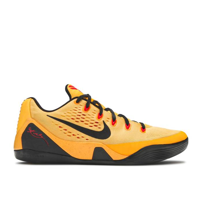 ナイキ Nike 【 Kobe 9 Em \u0027Bruce Lee\u0027 Men University Gold/Black/Laser Crimson 】 Kobe コービー メンズ ゴールド 黒いこと 黒いこと Laser レーザ クリムゾン
