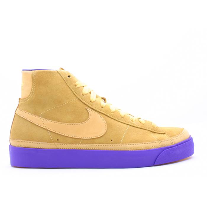 ナイキ Nike 【 Blazer High Premium Men Varsity Maize/Varsity Maize-Varsity Purple 】 ブレイザー ハイ Premium プレミアム メンズ Purple 紫・パープル