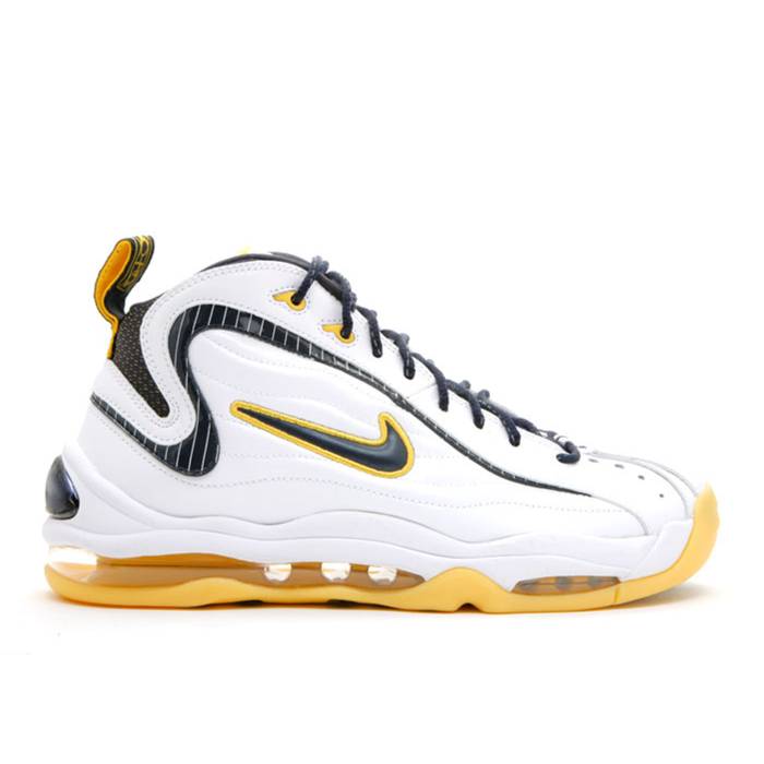 ナイキ Nike 【 Air Total Max Uptempo Le Hoh 'Reggie Miller' Men White/Obsidian-Varsity Maize 】 マックス アップテンポ メンズ 白色 ホワイト|スニケス