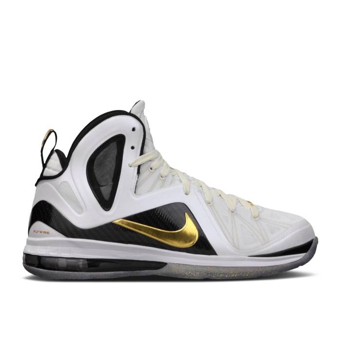 ナイキ Nike 【 Lebron 9 P.s. Elite 'Home' Men White/Metallic Gold-Black 】 Lebron レブロン エリート メンズ 白色 ホワイト|スニケス