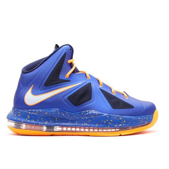 ナイキ Nike 【 Lebron 10 ガウス \u0027Superhero\u0027 Youth Hypr B/Pr Pltnm-Blckn Bl-Brg 】 Lebron レブロン お坊っちゃん キッズ